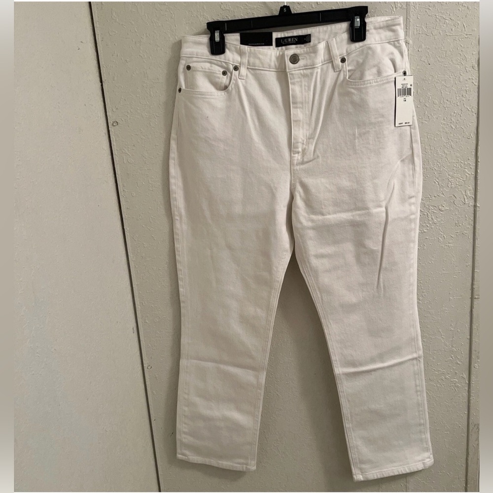 Lauren Ralph Lauren Women's Cream Ankle Jeans